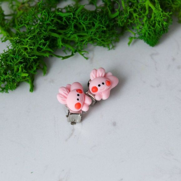 Clip on poly clay studs bundle 2 - Picture 5 of 12